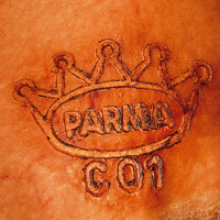 Prosciutto di Parma Brandzeichen Brandzeichen