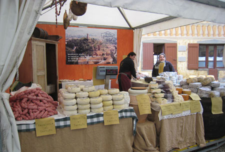 Produits de saucisson et de fromage à la truffe