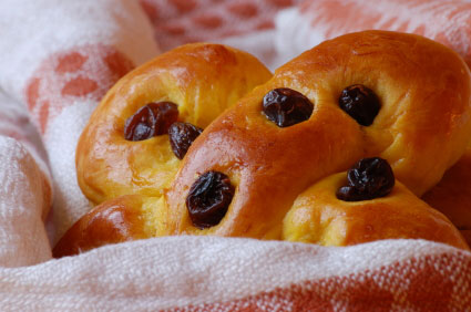 Pâtisserie suédoise de Noël - Lussekatter