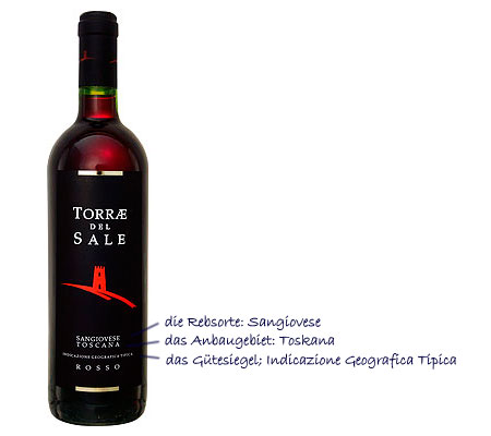 Torrae del Sale, un vin IGT de Toscane