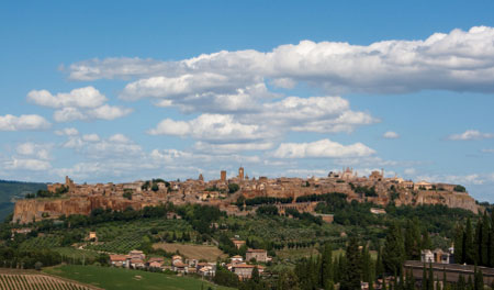 Orvieto avec ses environs viticoles