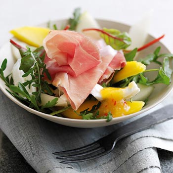 Salade de jambon de Parme et melon