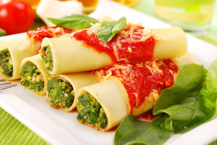 Cannelloni aux épinards