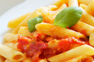 Penne all'arrabbiata avec Peperoncini