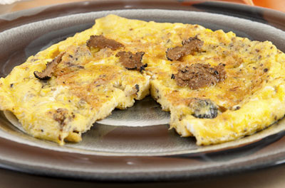 Omelette aux truffes