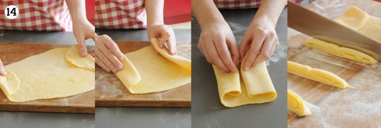 Couper les Tagliatelles de manière traditionnelle