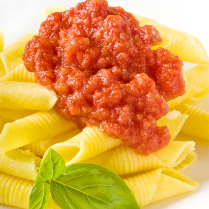 Garganelli avec sauce tomate