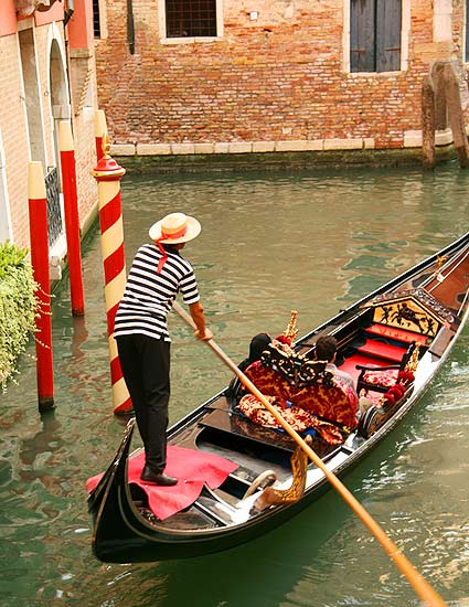 gondoliere avec gondola