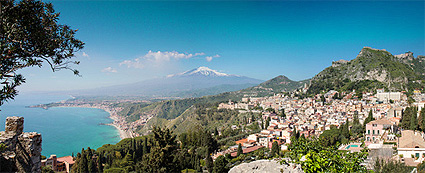 panorama taormina
