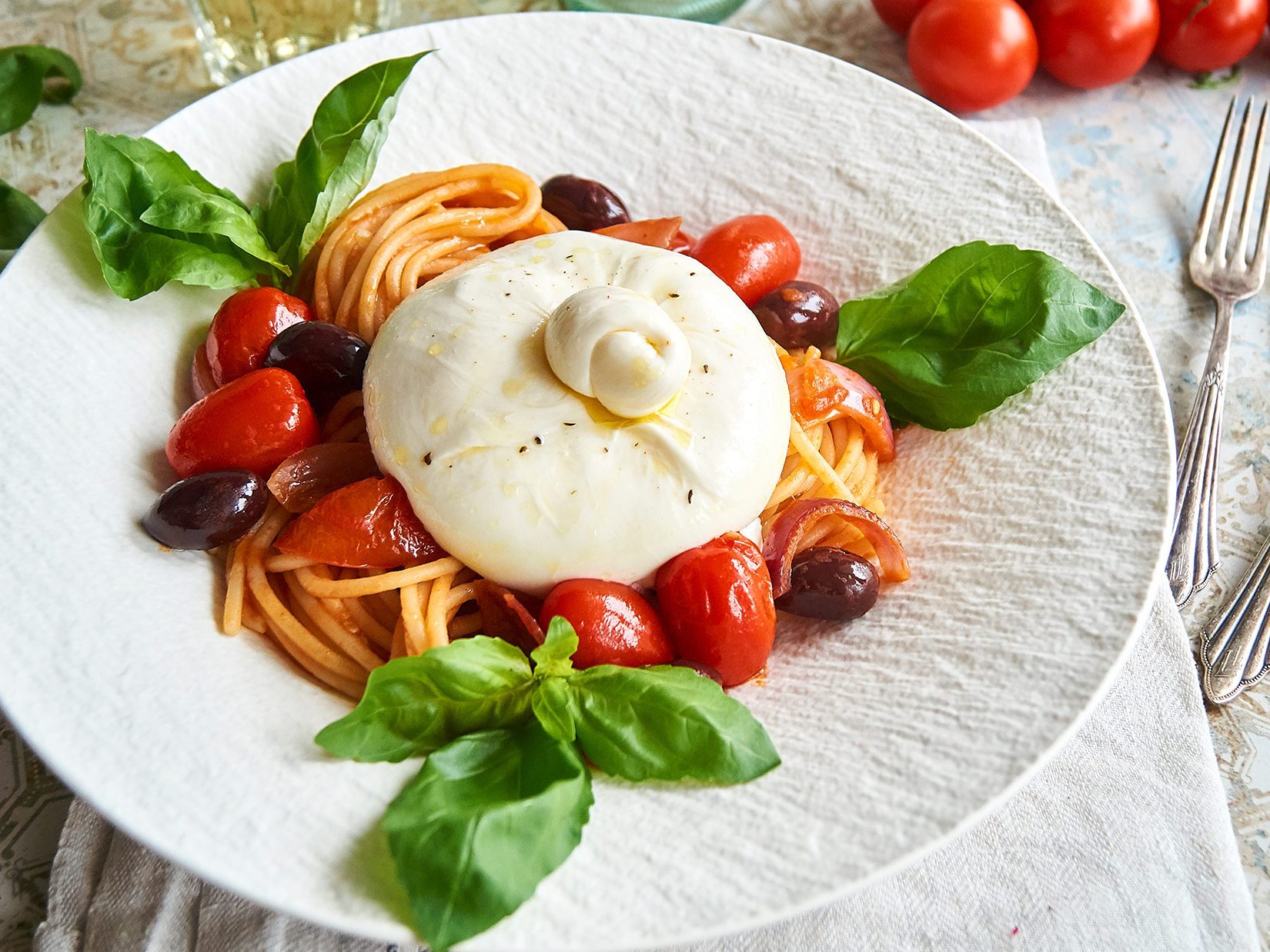 Burrata Spaghetti