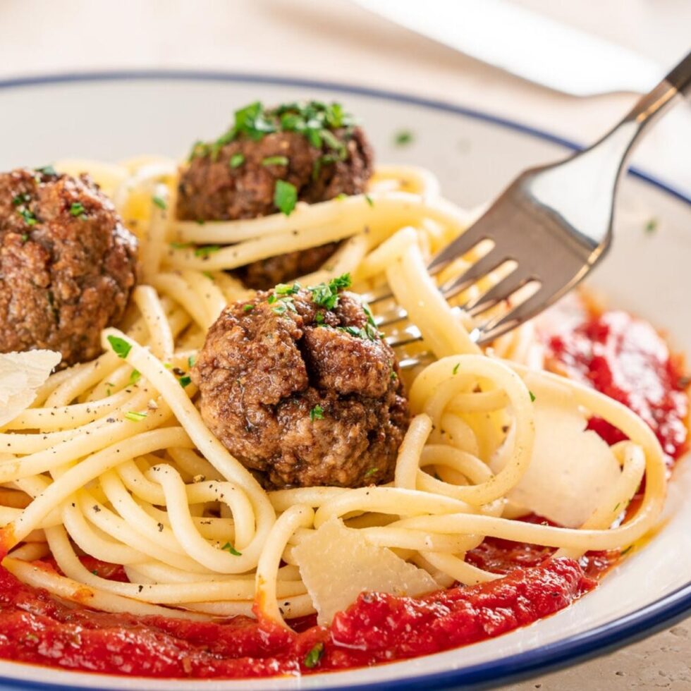 Polpette mit Spaghetti