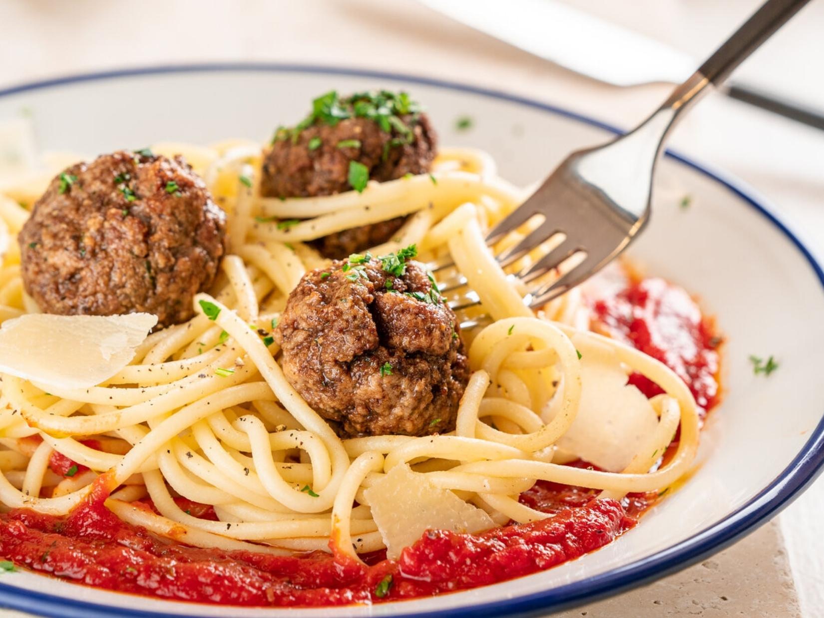 Polpette mit Spaghetti