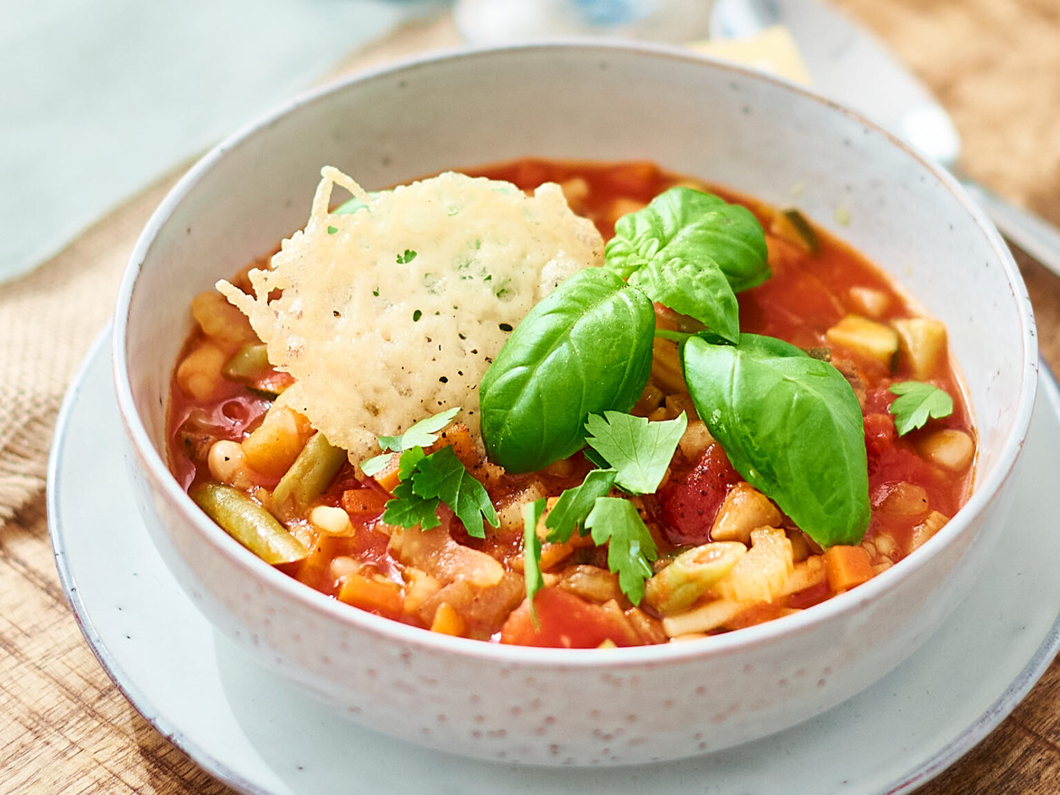 Minestrone - recette de soupe italienne - Gustini - Passione italiana