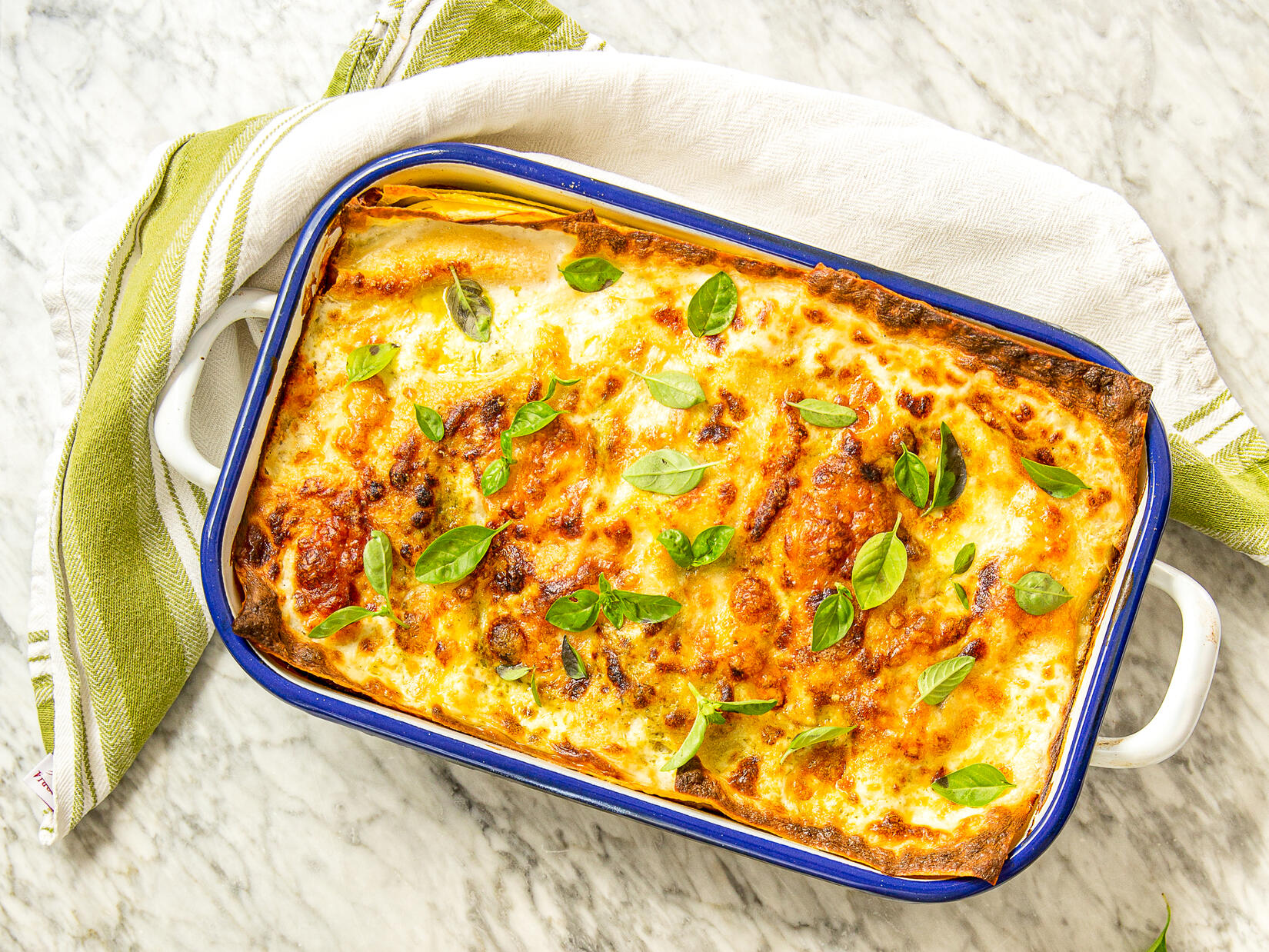 Lasagne végétarienne au pesto