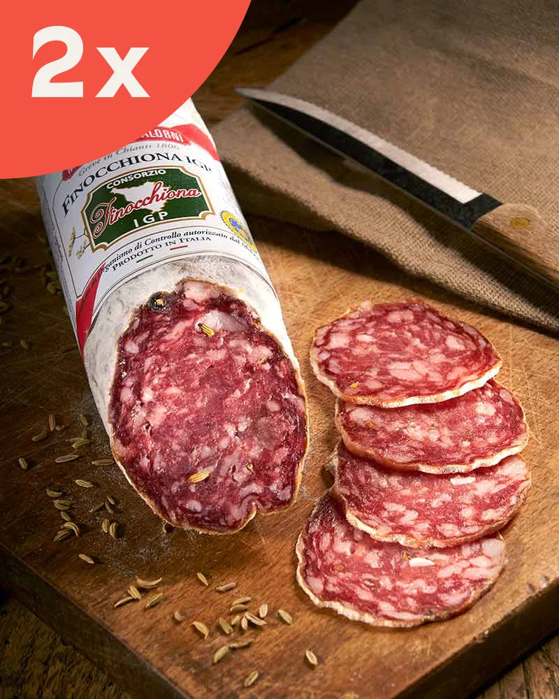 2x Salami au fenouil IGP de Falorni