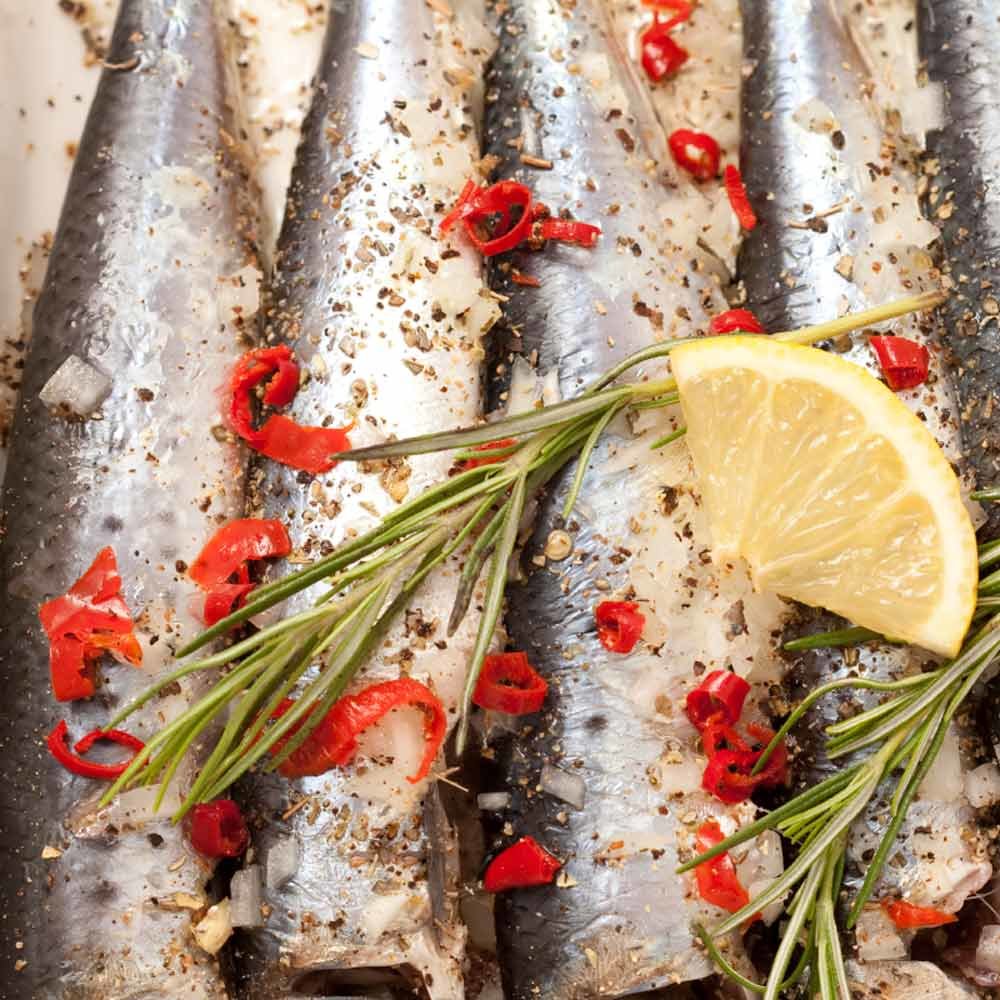 Filets de sardines piquants dans huile d'olive