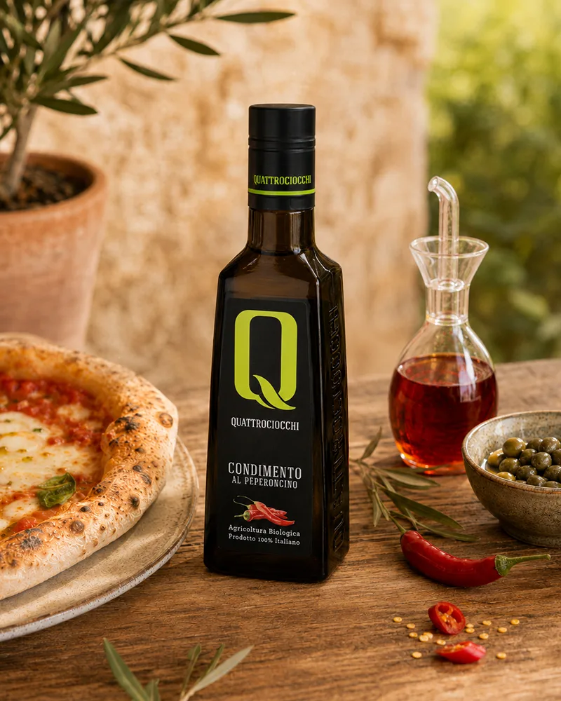 Chiliöl - Olivenöl mit Peperoncino - Bio