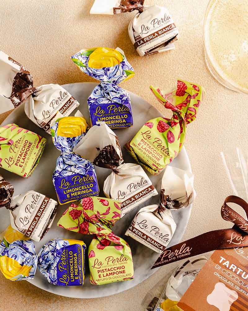 Tartufi - Weiße Mischung – mit Schokoladenstücken