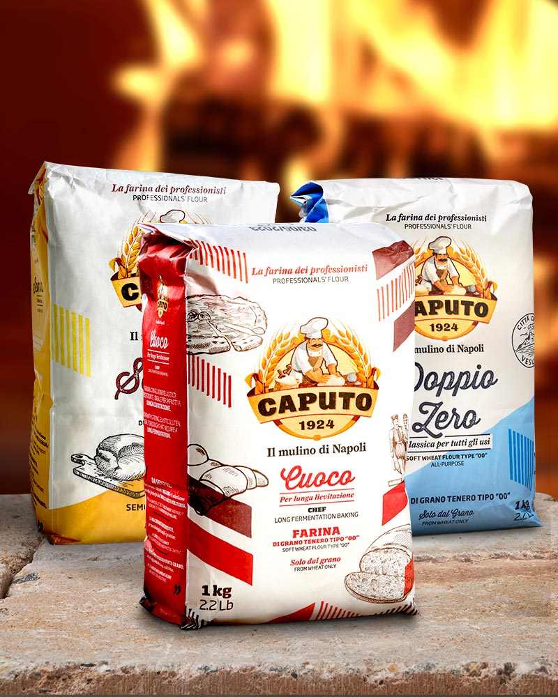 Molino Caputo - 3 types de farines différentes Mehl Probierpaket Mulino Caputo 3x1kg