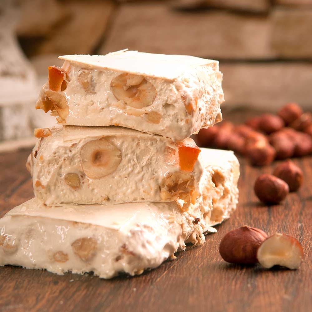 Nougat crémeux - aux noisettes Nougat crémeux - aux noisettes