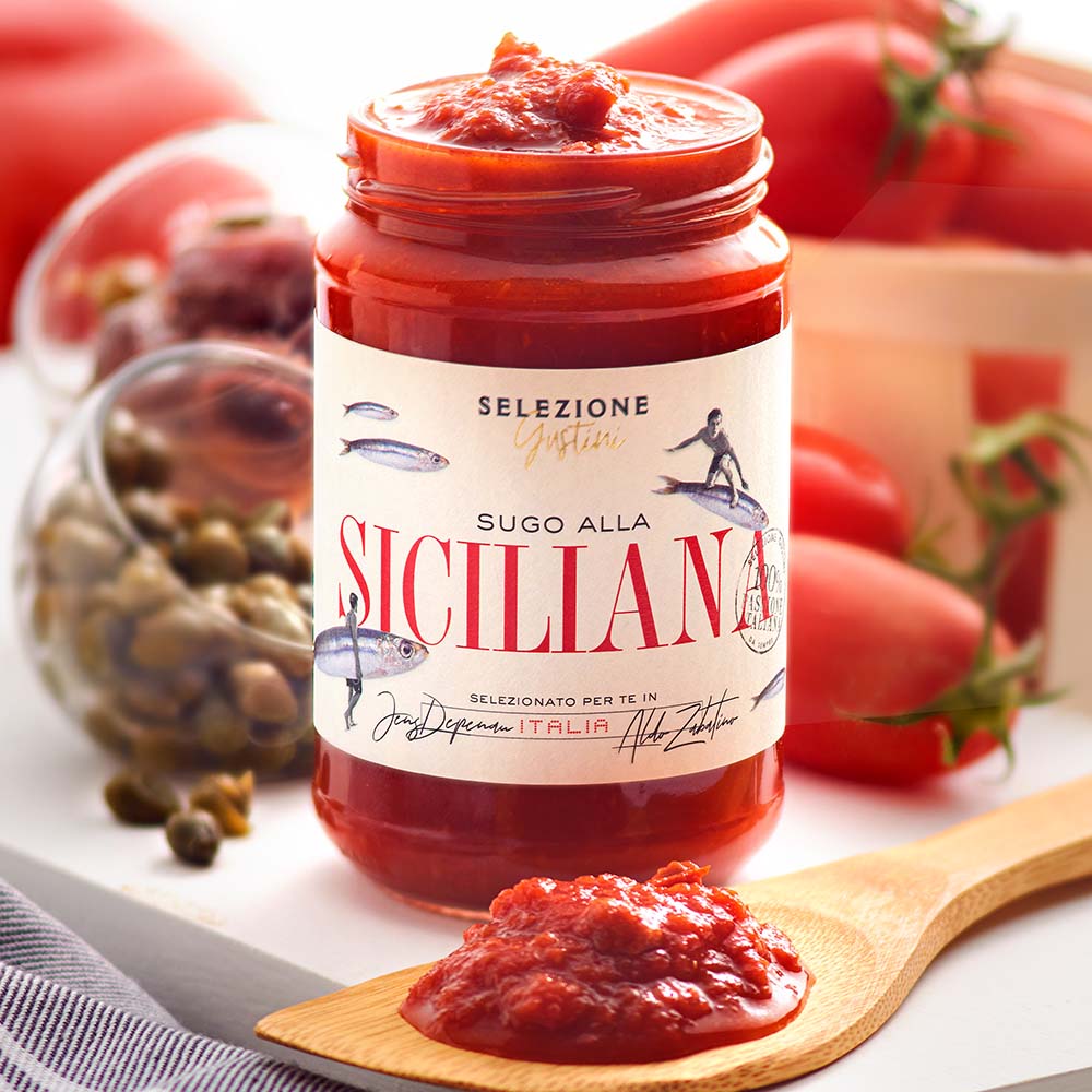 Sauce tomate aux câpres et anchois