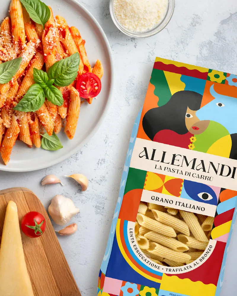 Penne Rigate - Pâtes premium Penne Rigate - Premiumpasta – ansprechend in Szene gesetzt
