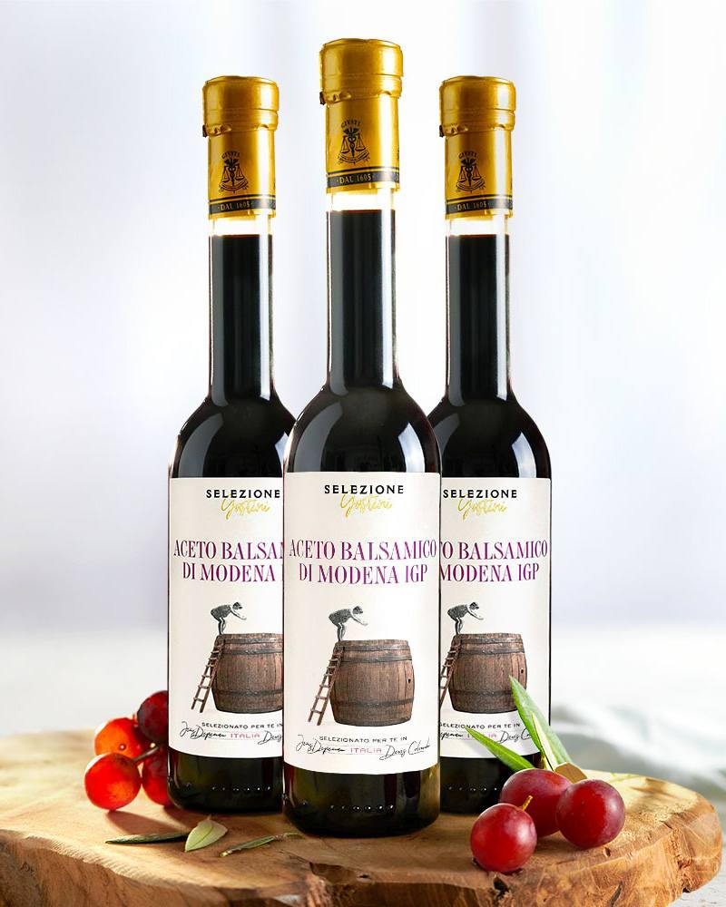 Set avantageux de Vinaigre balsamique IGP - 3 x 250 ml Aceto Balsamico IGP - Sparset 3 x 250 ml