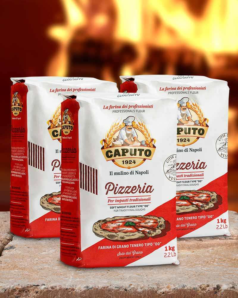 Acheter en ligne farine à pizza Caputo au mètre 25Kg - foodexplore