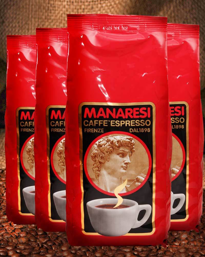 Set avantageux Espresso Rosso, grains entiers - 4 x 1 kg Sparset Espresso Rosso, ganze Bohnen - 4 x 1 kg
