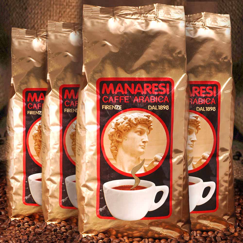 Set avantageux Espresso Oro, grains entiers - 4 x 1 kg