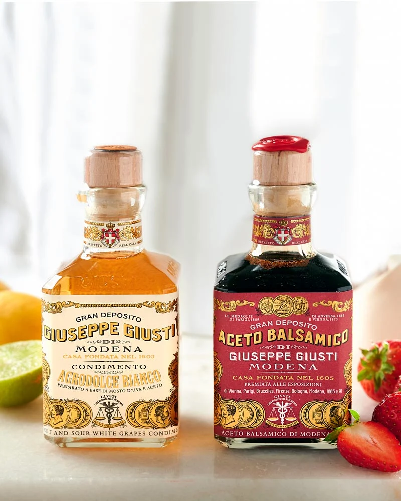 Boîte cadeau Balsamico - Denso & Bianco Balsamico Geschenkbox - Denso & Bianco – ansprechend in Szene gesetzt