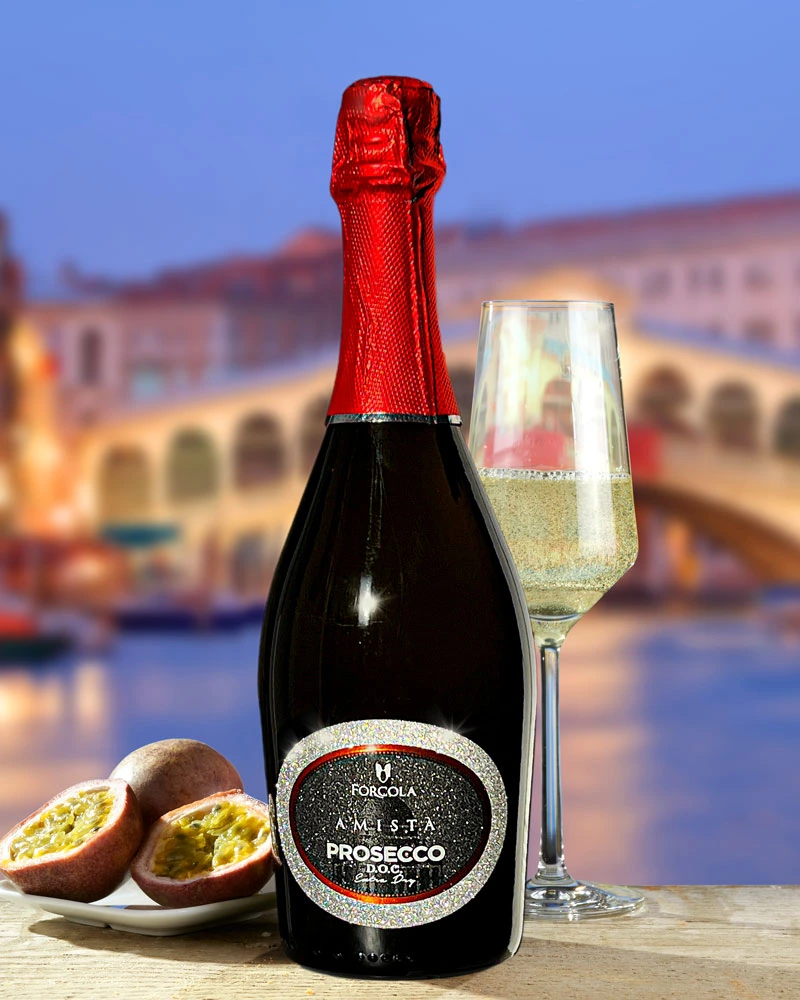 Amistà Prosecco DOC Amistà Prosecco DOC Treviso Extra Dry – ansprechend in Szene gesetzt