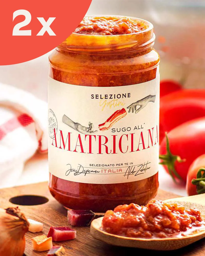 Sauce tomate épicée aux lard lot de 2