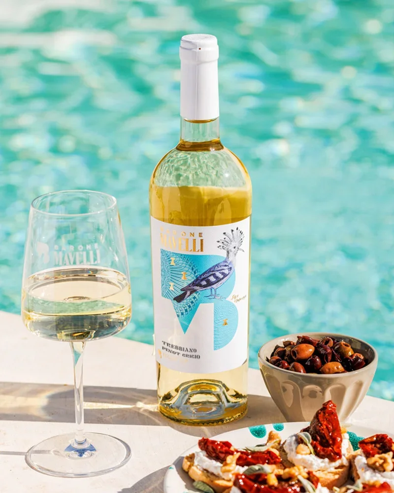 Trebbiano Pinot Grigio - Vin blanc Trebbiano Pinot Grigio - Vin blanc