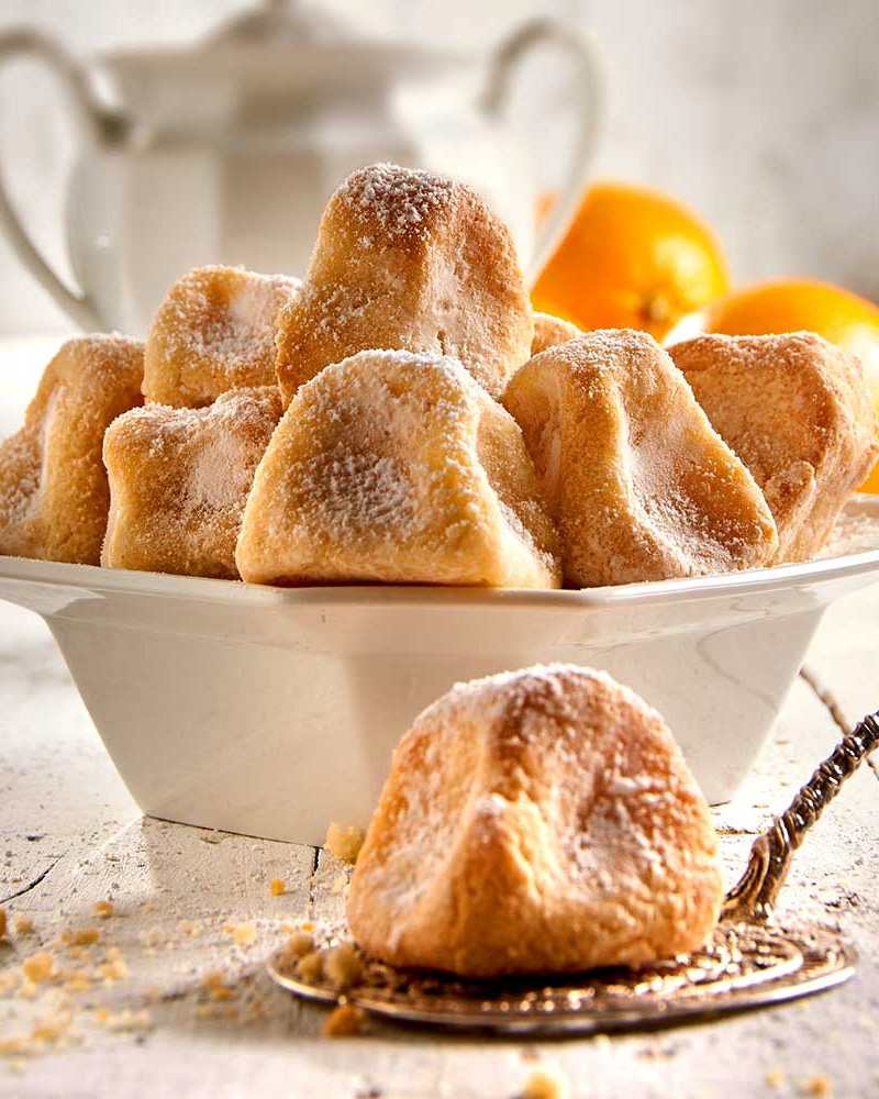 Amaretti morbidi all'arancio