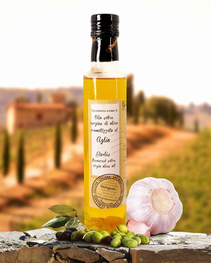 Olio Extra Vergine Aglio Knoblauchöl - Olivenöl extra vergine