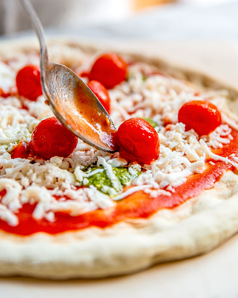 Kirschtomaten - 3er Set – mit passenden Accessoires arrangiert