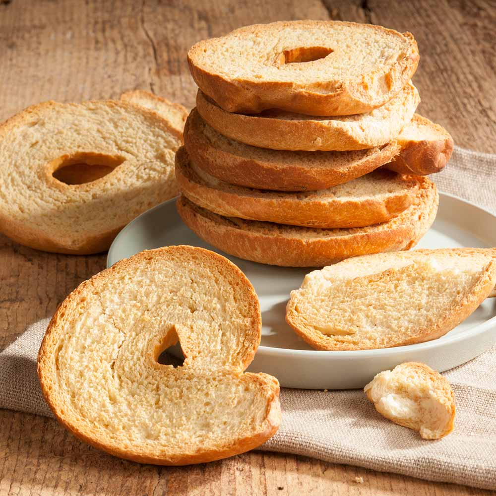 Crostini - Anneaux de pain croustillants