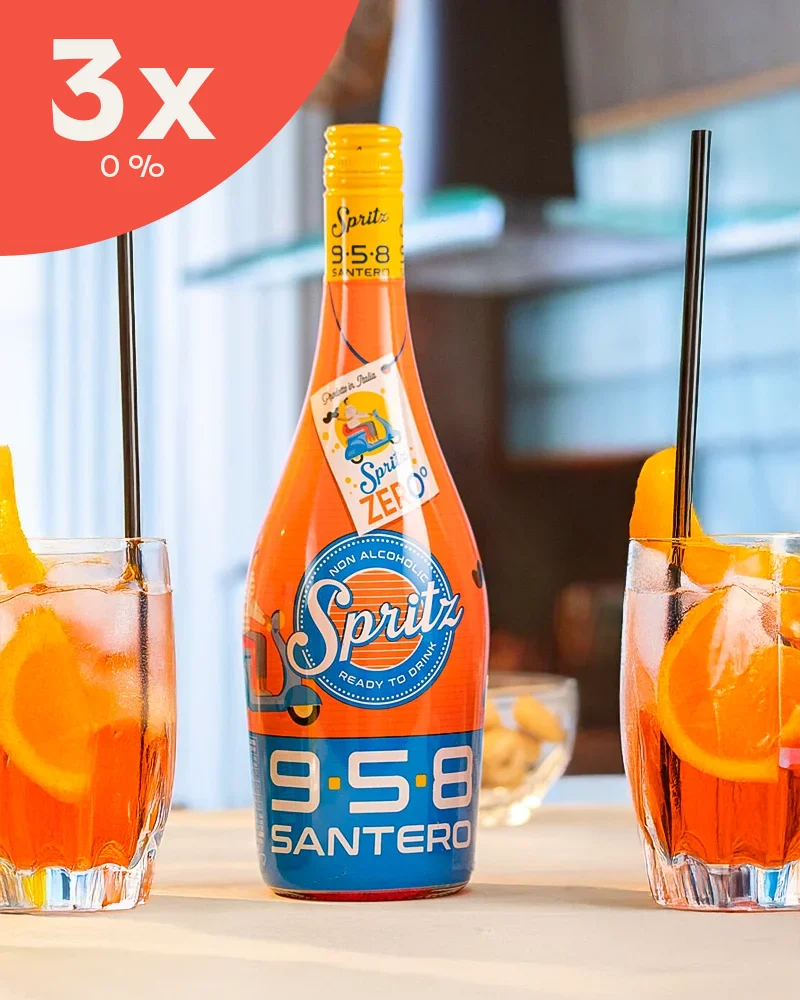 Spritz sans alcool - lot avantageux de 3 bouteilles