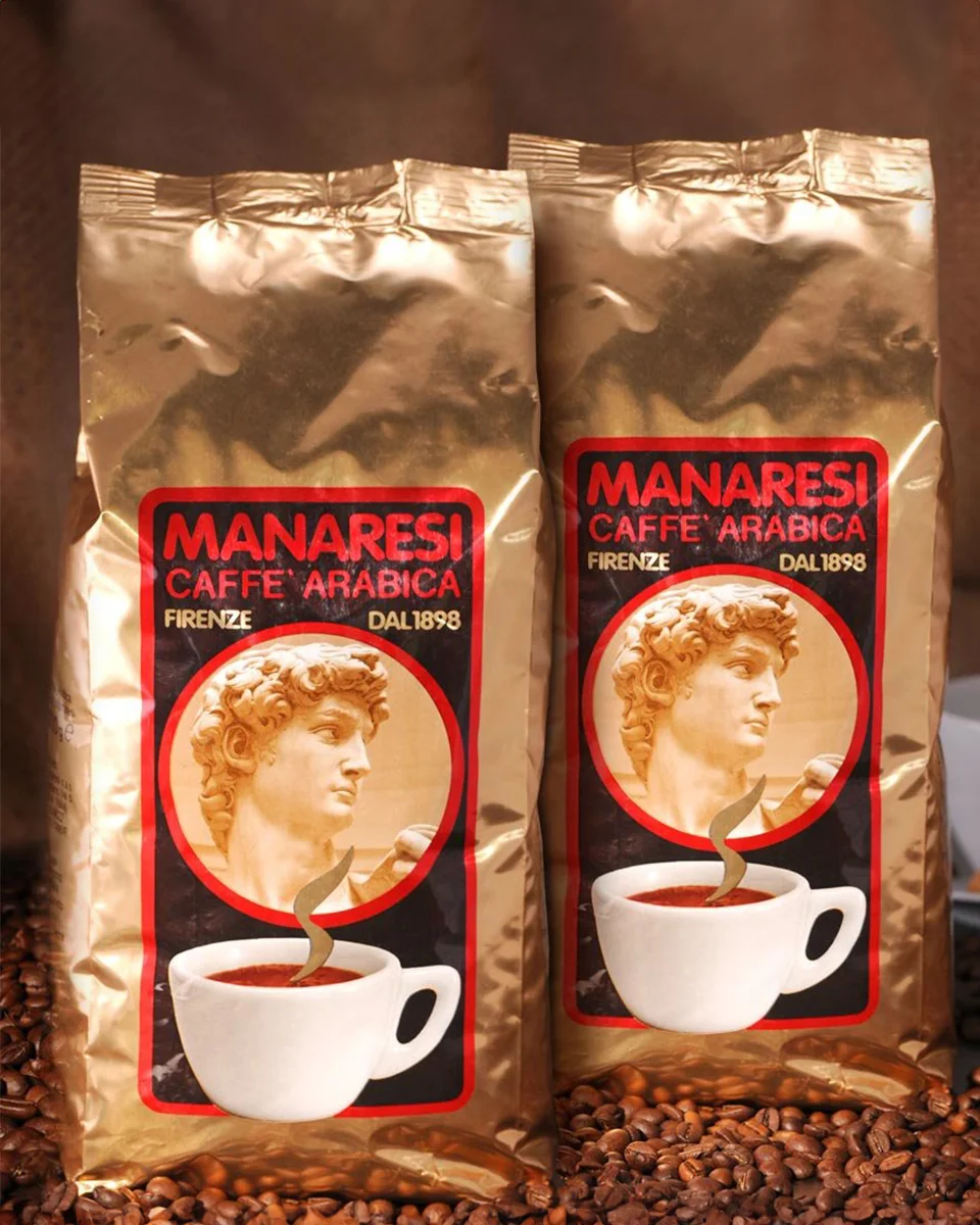 Manaresi Miscela Oro 90% Arabica, en grains