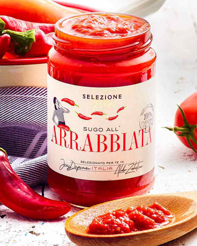 Sauce tomate pimentée Tomatensoße Arrabbiata