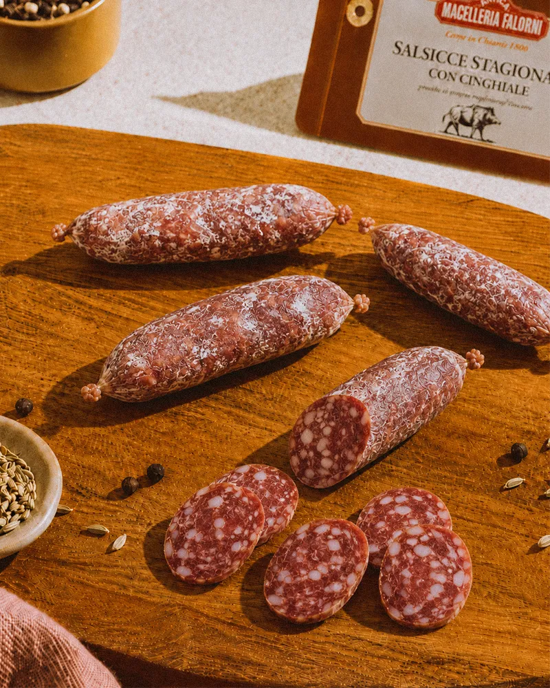 Salsicce Stagionate con Cinghiale