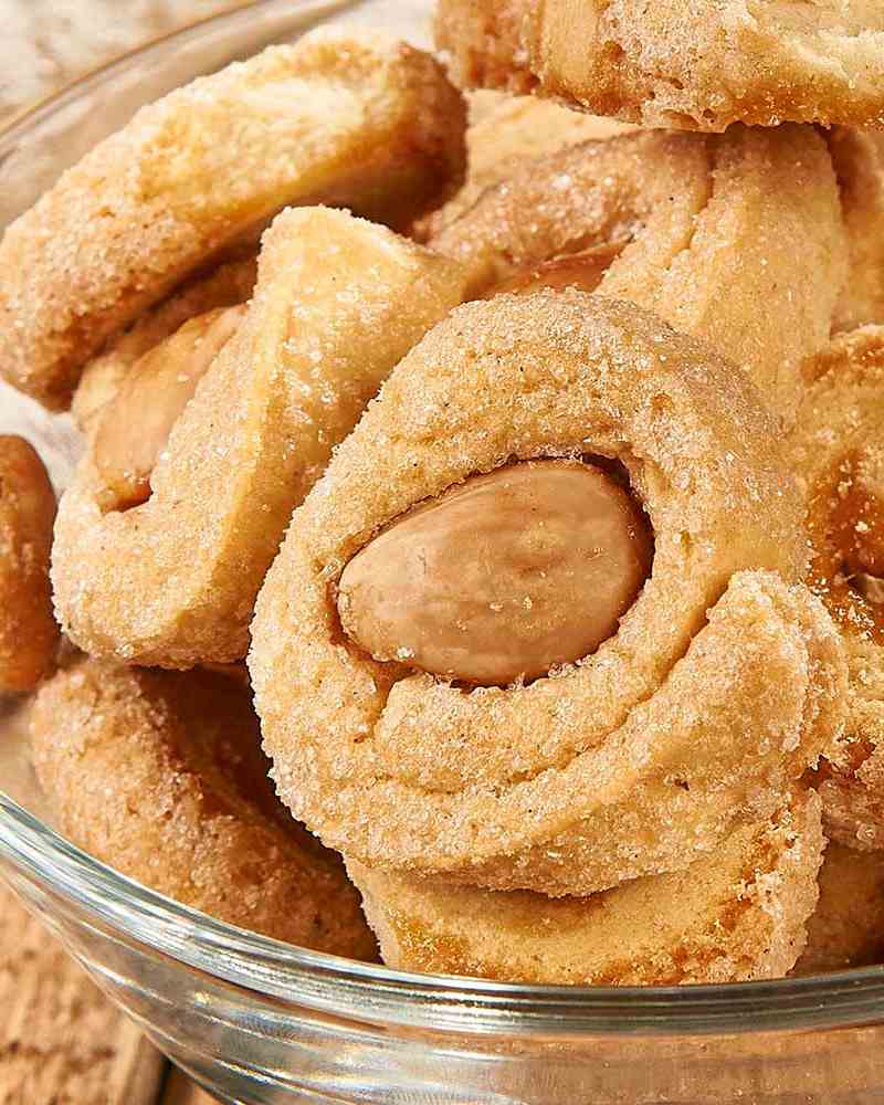Mandorlotti - Biscuits italiens aux amandes Italienische Mandelkekse