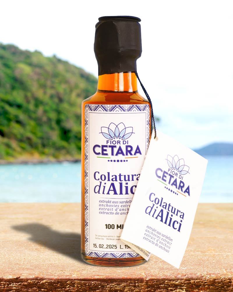Colatura di alici - sauce de poisson Colatura di alici - Fischsauce