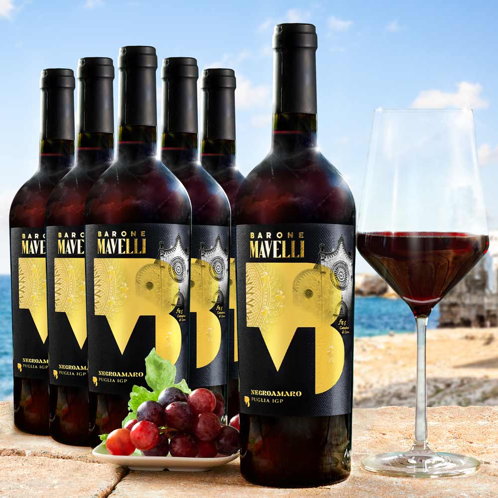 Set avantageux de 6x bouteilles Negroamaro IGP