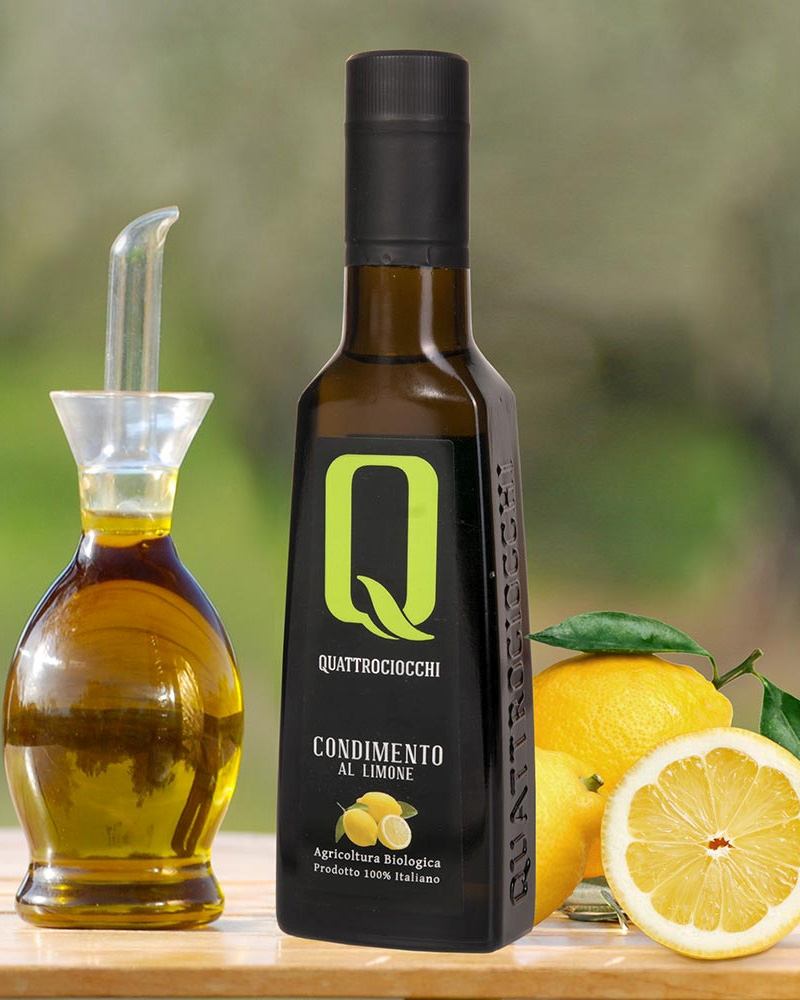 Huile d'olive bio citronnée - Quattrociocchi Olivenöl mit Zitrone - Bioqualität