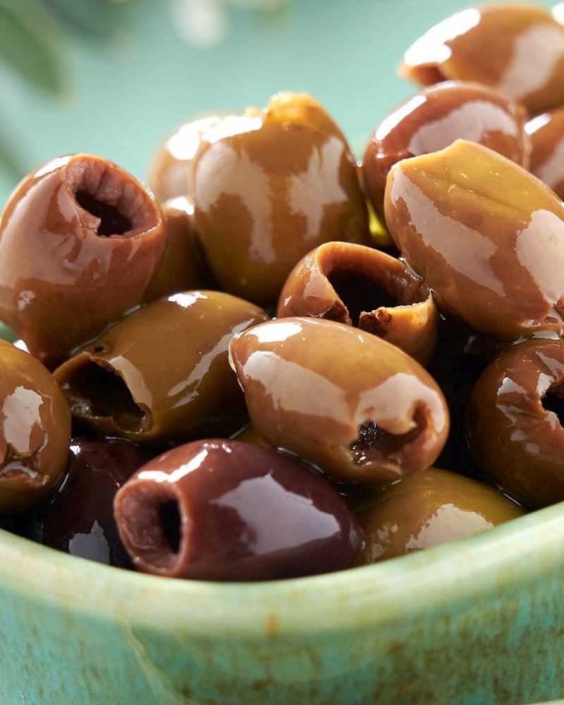 Olives Taggiasca denoyautées Taggiasca-Oliven - entsteint