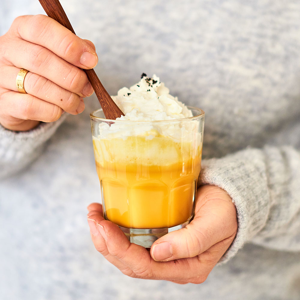 Bombardino – mit passenden Accessoires arrangiert