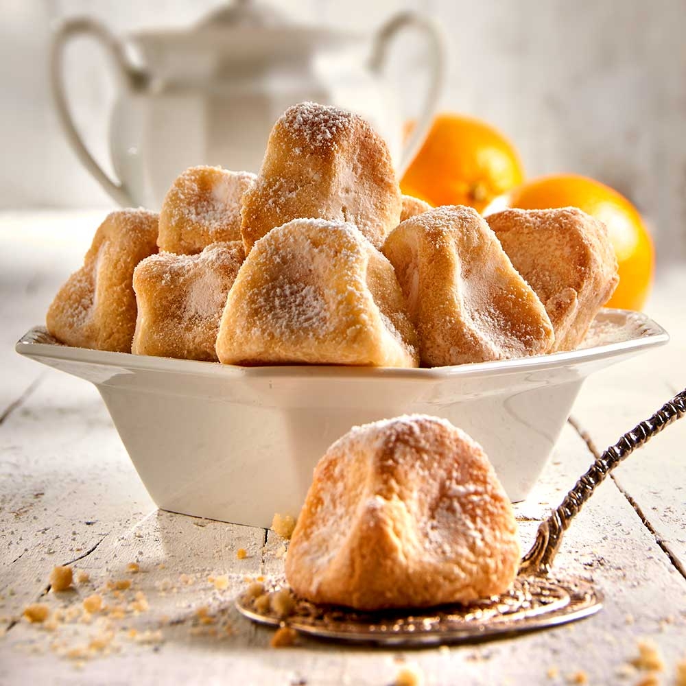 Amaretti morbidi all'arancio