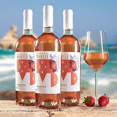 Primitivo Rose IGT Puglia - 3 bouteilles